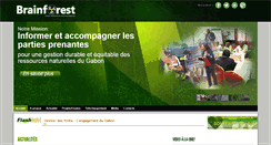 Desktop Screenshot of brainforest-gabon.org